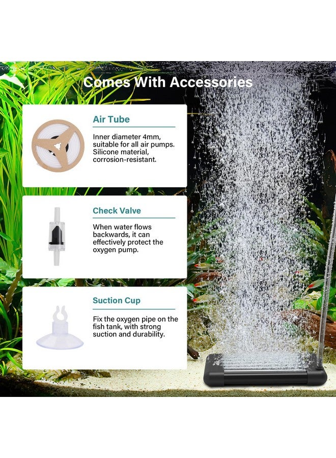 Hygger hygger Non-Clogging Fish Tank Bubbler, Aquarium Air Stone with Special EVA Material, Air Bubbler for Nano Air Pump Fish Tank Small Bucket and Hydroponics - Image 4