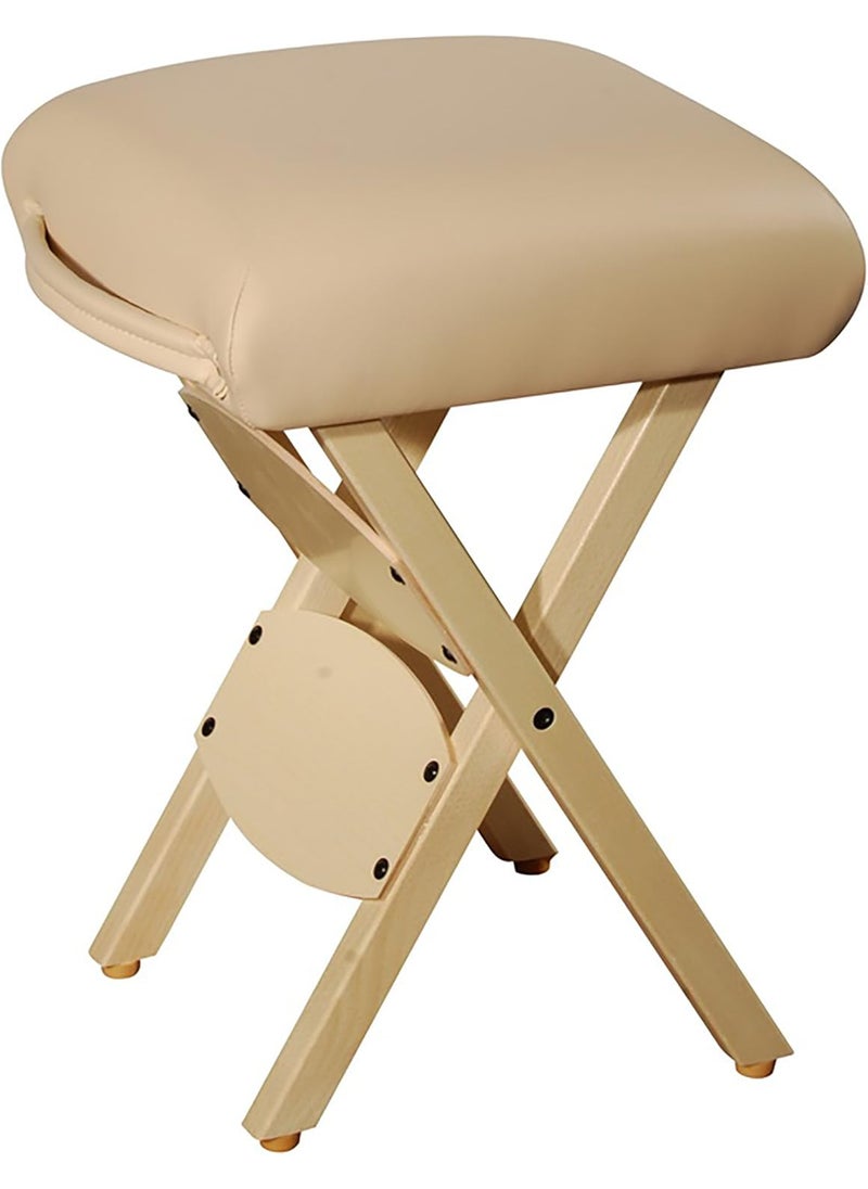 Mt Massage Tables - Master Massage Tables Lightweight Wooden Handy Folding Massage Stool - Image 1