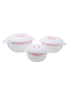 NAYASA Ambrosia Super Plast Inner Stainless Steel Insulated Casserole 3pcs Set Assorted Colors (3.5L,5.0L,7.5L)  - Image 5