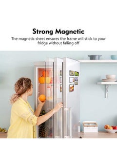 Magicfly Pack Of 15 Magnetic Picture Frame With Clear Pocket 4 X 6 Inches Refrigerator Photo Holder For Fridge Office Cabinet Locker Black  - Image 4