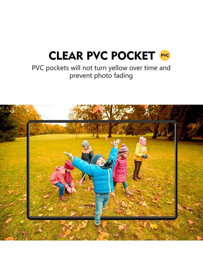 Magicfly Pack Of 15 Magnetic Picture Frame With Clear Pocket 4 X 6 Inches Refrigerator Photo Holder For Fridge Office Cabinet Locker Black  - Image 5