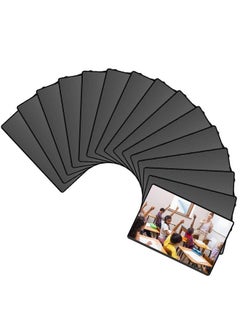 Magicfly Pack Of 15 Magnetic Picture Frame With Clear Pocket 4 X 6 Inches Refrigerator Photo Holder For Fridge Office Cabinet Locker Black  - Image 2