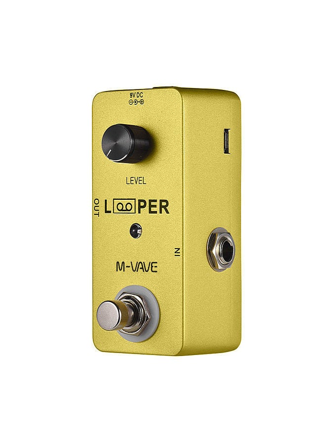M-VAVE LOOPER Mini Guitar Loop Electric Guitar Looper Effect Pedal Max. 5 Minutes Recording Time Unlimited Overdubs Full Metal Shell  - Image 1
