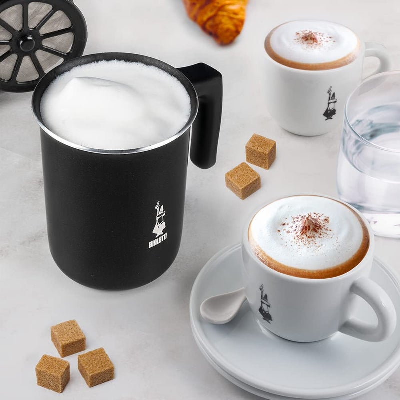 BIALeTTI Bialetti 00AGR395 Tutto Crema Milk Frother, (6 Cup), 23 oz (1 L), Black  - Image 2