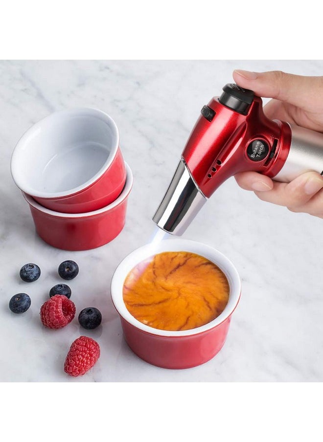 Kollea Kollea Creme Brulee Torch, Refillable Butane Torch Lighter, Kitchen Torch Food Torch with Safety Lock & Adjustable Flame for Baking, Crafts, BBQ (Gas Not Included)  - Image 3