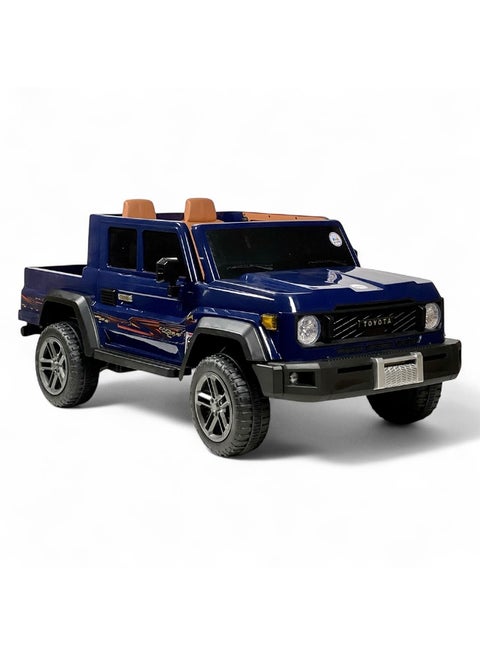 Licensed Electric Car Land Cruiser Pickup For Kids, Kids Cars to Drive, LED Lights, MP3 Music, Ride On Car With 12V Battery, 2 Big Motors For And Remote Control, Toyota Vehicle For Boys & Girls