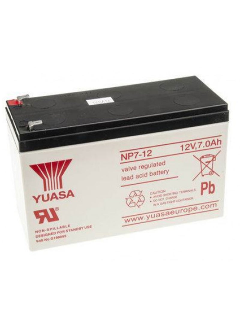 Yuasa - VRLA Battery 12V 7AH Model NP7-12 - Image 1