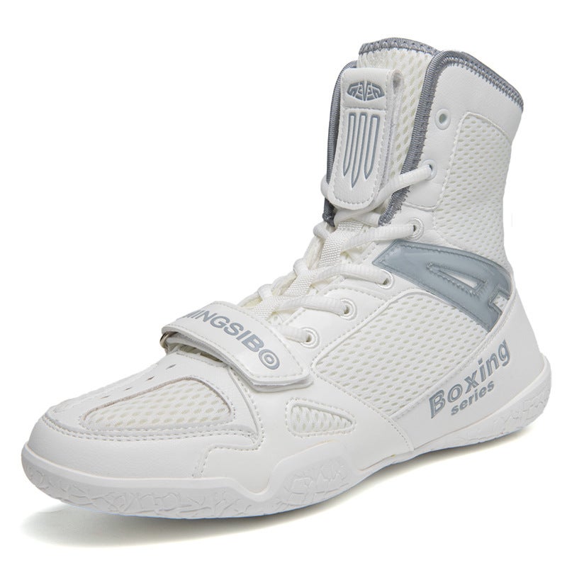 6099 Boxing Shoes Wrestling Shoes Soft Fitness Comfortable Stop Slip Training Competition Shoes Indoor Training Shoes - Image 4