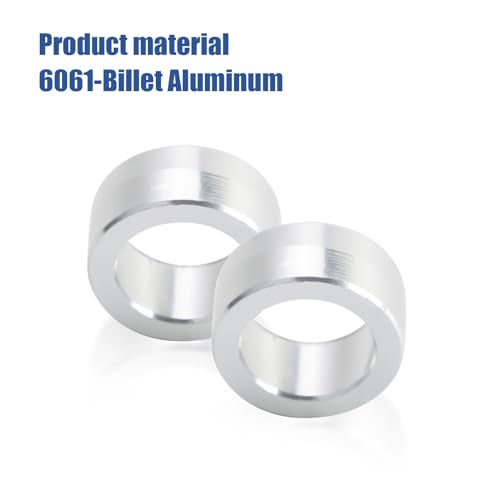 TomGoo Steering Column Intermediate Shaft bushings stem 6061-billet Compatible with Dodge Ram 1500/2500/3500/4500/5500 Accessories 5.9 6.7 G56 Cummins Diesel Mopar Upgrade Billet Aluminum-1 Pair - Image 3