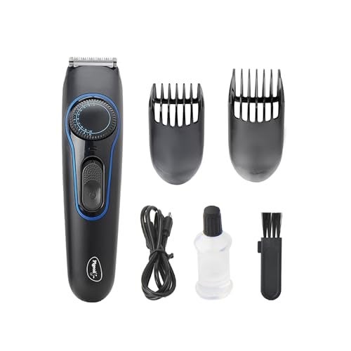 Pigeon Strike Battery Powered Beard Trimmer for Men| 40 Length settings| Stainless Steel Blade| USB C type Charging| 2 HR runtime| 2 HR charge time | 2 Years Warranty - Image 1