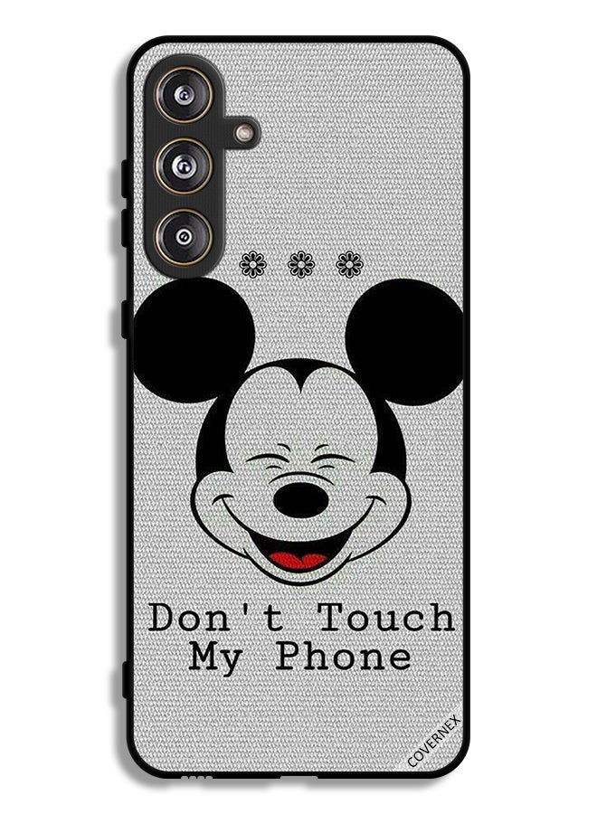 Covernex Samsung Galaxy M55 5G Protective Case Cover Don't Touch My Phone Mickey - Image 1