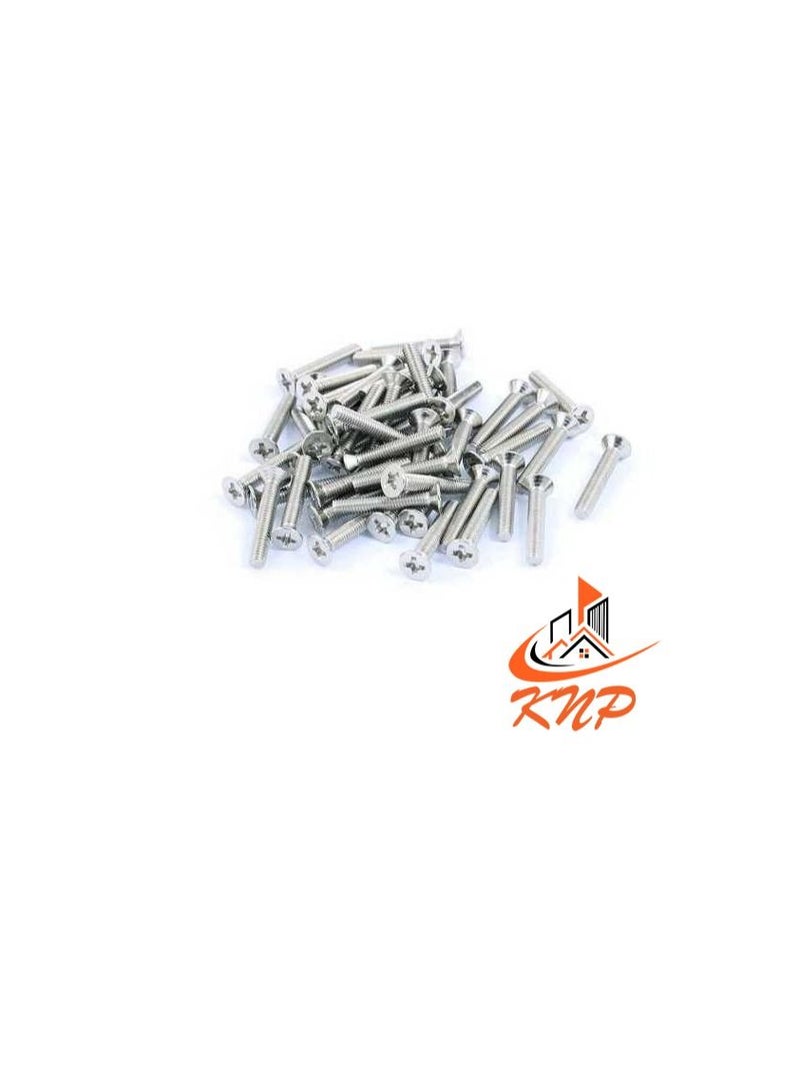 KNP KNP Countersunk Machine Screws - Pack of 200 (M4 x 10mm) - Image 2