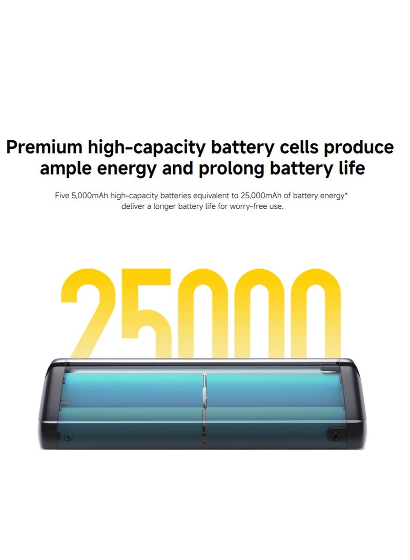 Xiaomi 25000 mAh 212w Hypercharge Power Bank 25000 Maximum Power, Rapid Charging, Distinctive Design, Exquisite Aesthetics Black - Image 2