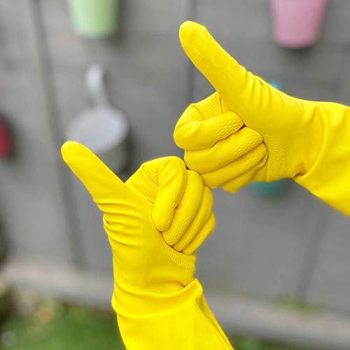 Elbow Grease Anti-Bacterial Household Rubber Gloves, 1 Pair - Medium - Image 2