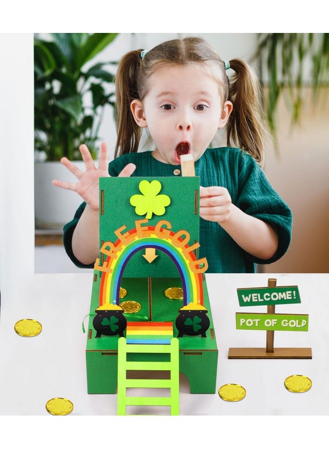 luck sea St Patricks Day Crafts for Kids: Leprechaun Trap DIY Kit Arts Toys Gifts for Classroom Activities Party Supplies Decorations(Style 5) - Image 2