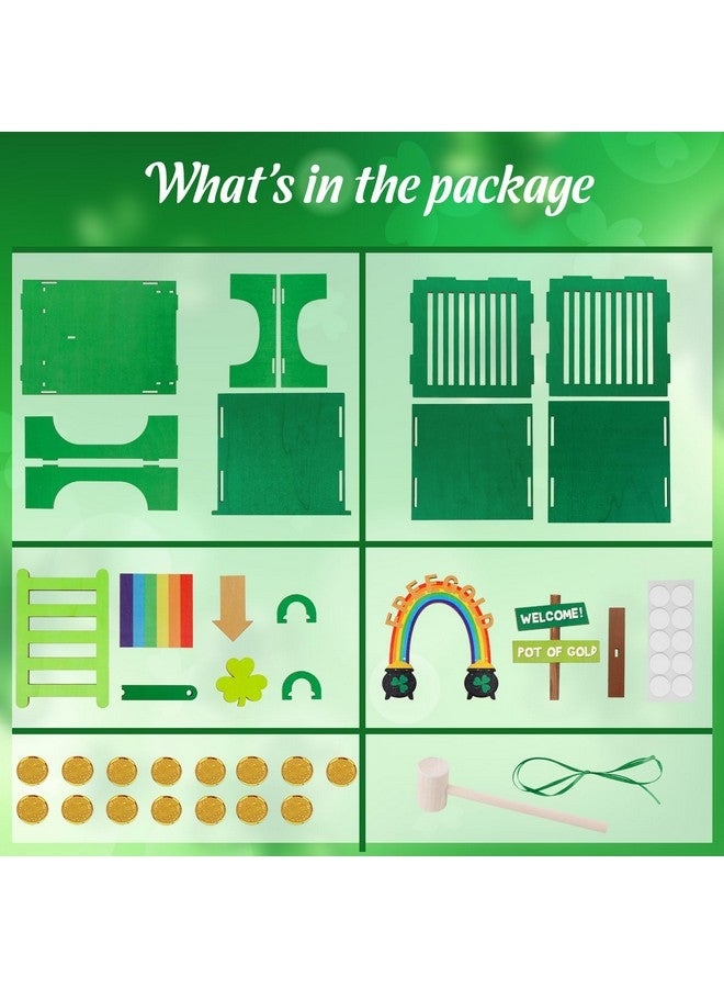 luck sea St Patricks Day Crafts for Kids: Leprechaun Trap DIY Kit Arts Toys Gifts for Classroom Activities Party Supplies Decorations(Style 5) - Image 3