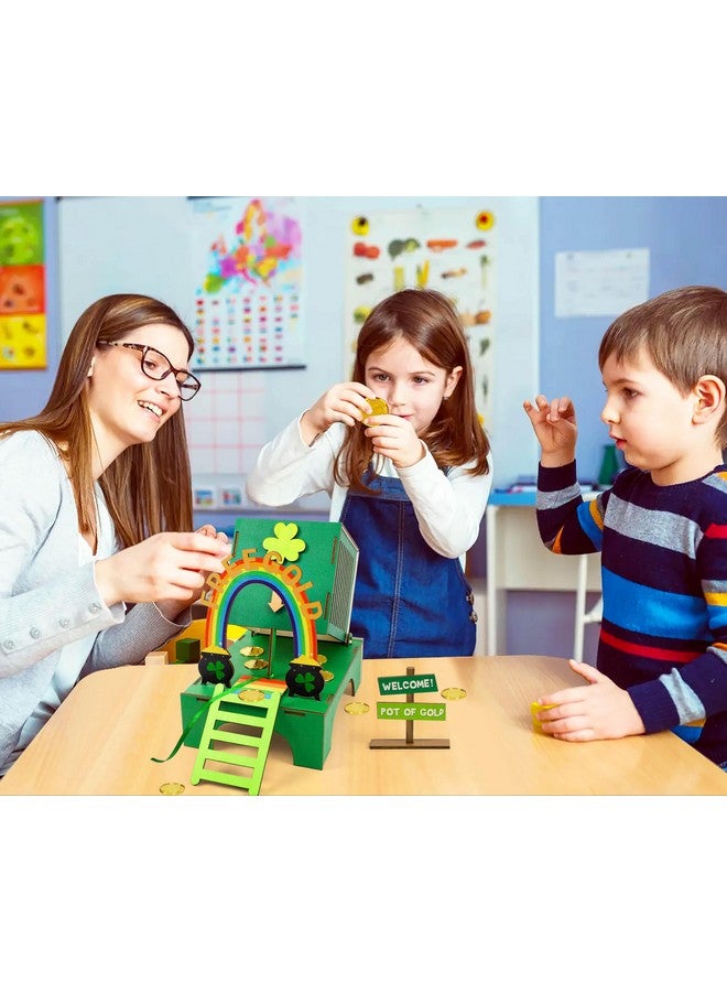 luck sea St Patricks Day Crafts for Kids: Leprechaun Trap DIY Kit Arts Toys Gifts for Classroom Activities Party Supplies Decorations(Style 5) - Image 4