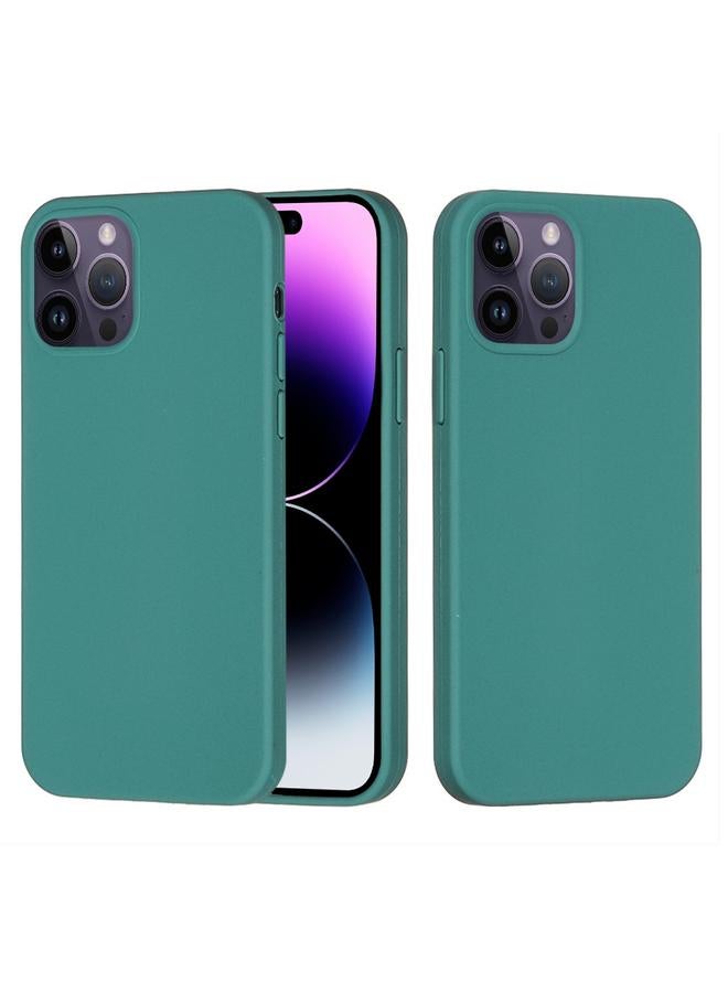 S-TOP Case For iPhone 14 Pro Max Solid Color Silicone Phone Case - Image 1