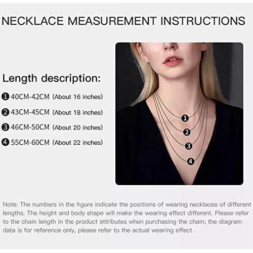 GEMSME 4mm Yellow Gold Tennis Neklace, GMESME 18K Gold Plated 4.0mm Cubic Zirconia Classic Tennis Necklace 20 Inch - Image 5