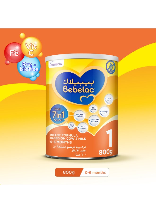Bebelac Nutri 7in1 Stage 1 Infant Milk Formula From Birth to 6 Months  - Image 2
