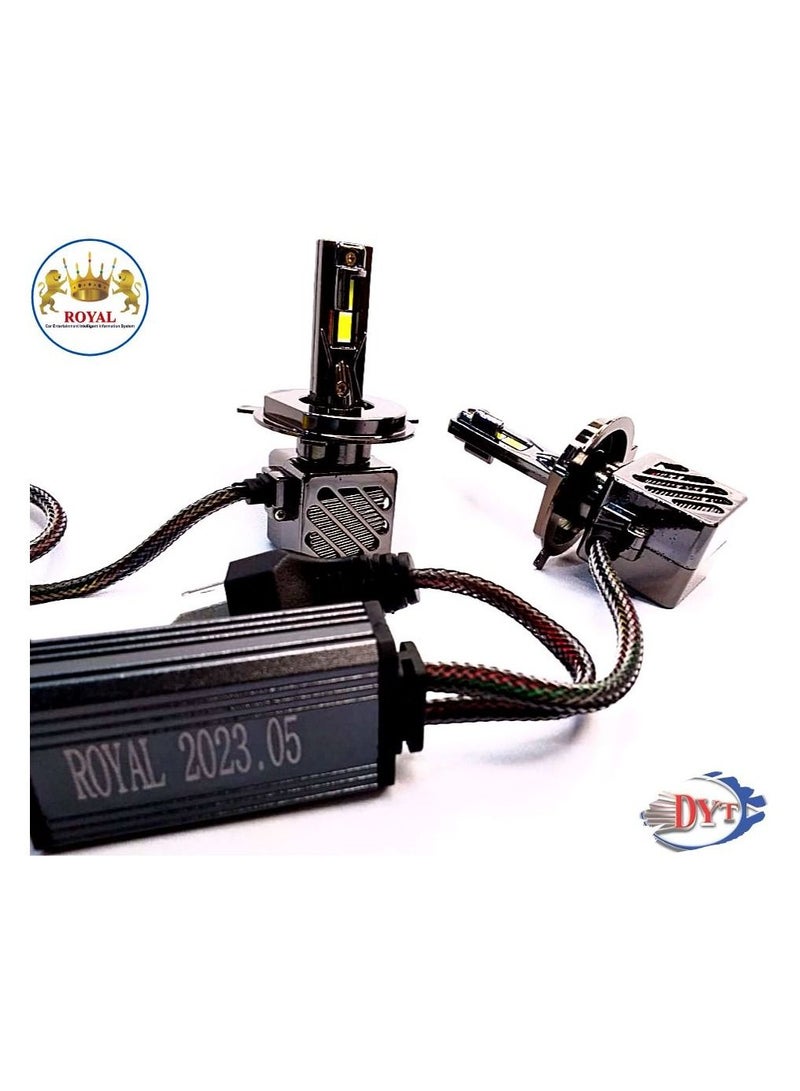 رويال Led Headlight (H4) -DYT R6 - Image 4