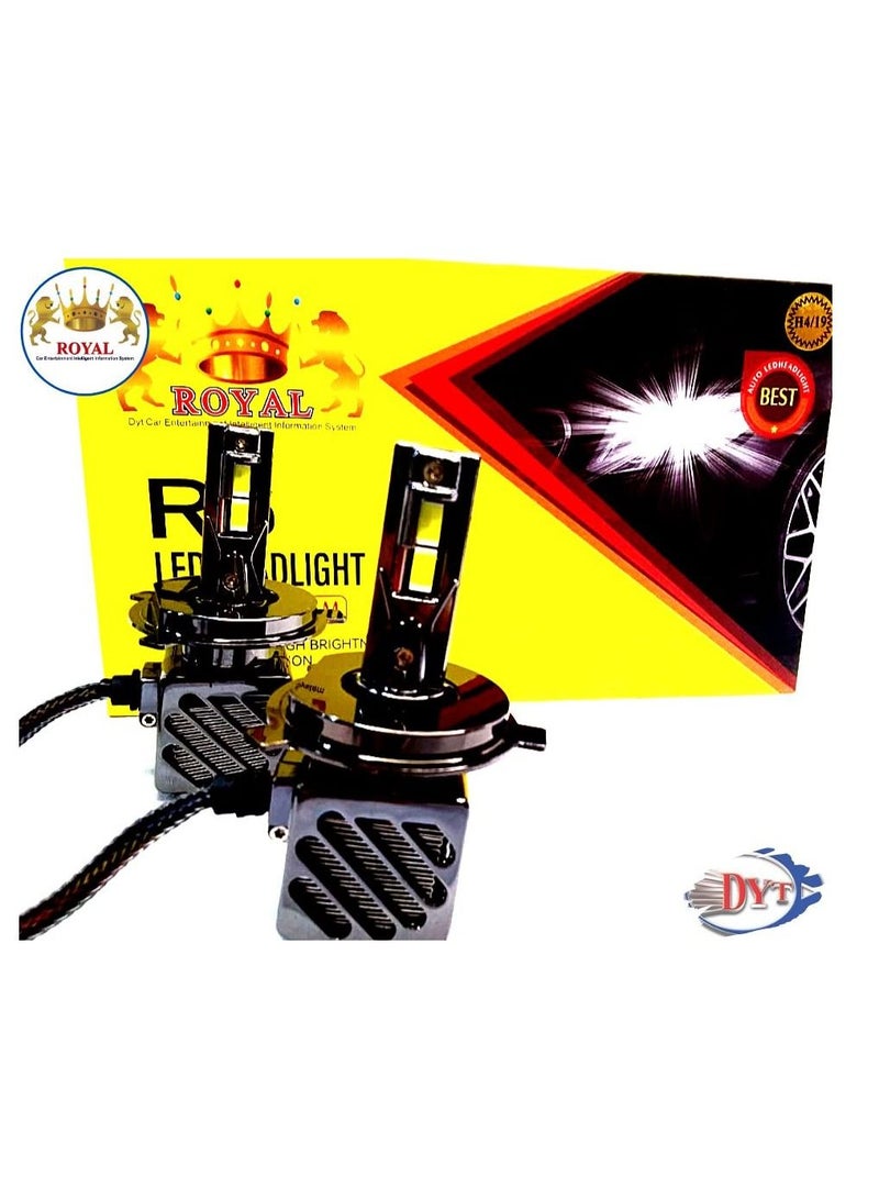 رويال Led Headlight (H4) -DYT R6 - Image 3