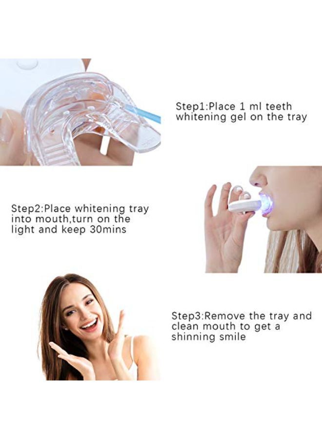 EZGO 10 Pack Teeth Whitening Gel Refills 22% Bleaching Gel, No Sensitive Teeth Whitener, Great For Sensitive Tooth Whitening, Works With Teeth Whitening Led Light And Tray (10X 3Ml) - Image 5