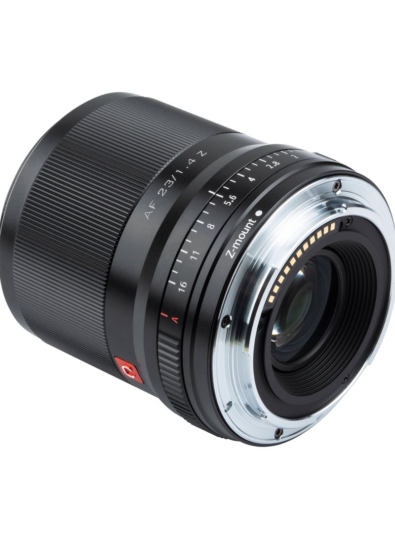 فيلتروكس Viltrox AF 23mm f/1.4 Z Lens (Nikon Z, Black) - Image 1