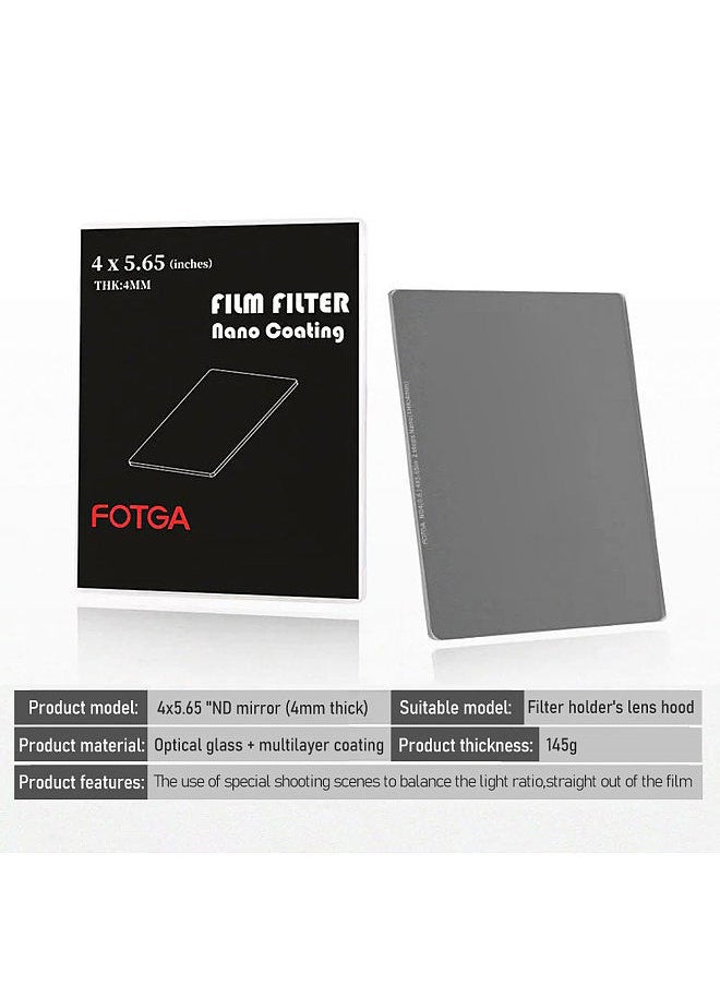 Fotga FOTGA 4mm ND64（1.8）6-stop Lens Filter 4×5.65in ND Filters Optical Glass Waterproof Scratch-resistant with Multi-Resistant Coating  - Image 2