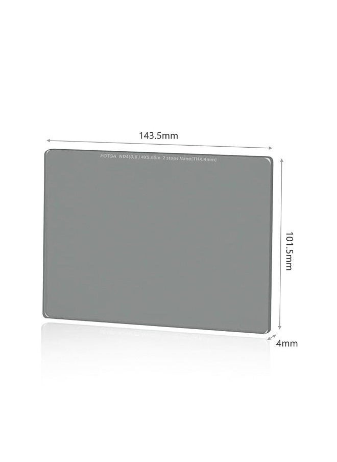 Fotga FOTGA 4mm ND64（1.8）6-stop Lens Filter 4×5.65in ND Filters Optical Glass Waterproof Scratch-resistant with Multi-Resistant Coating  - Image 3
