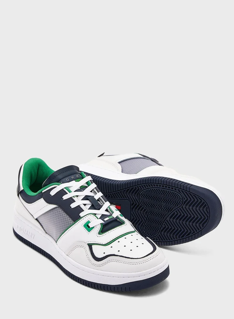 TOMMY JEANS Logo Print Low Top Sneakers