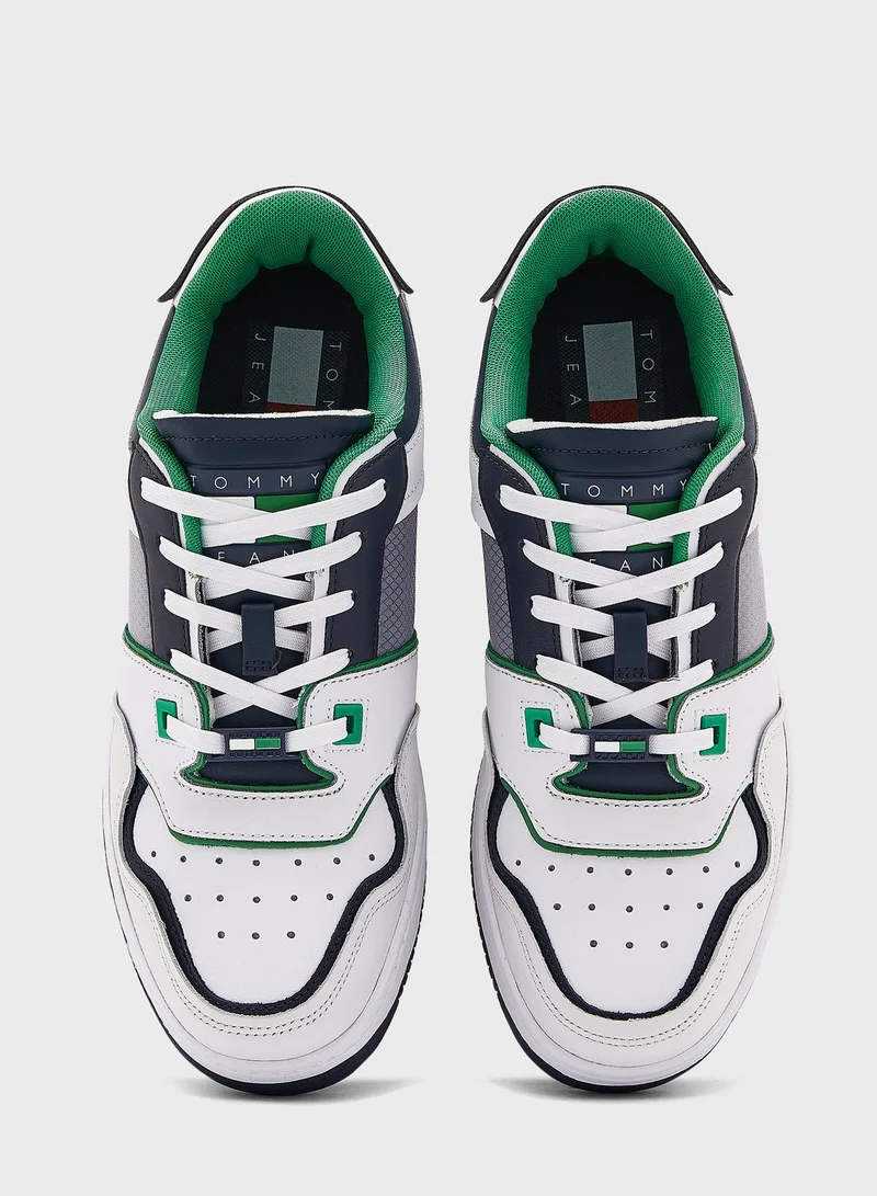 TOMMY JEANS Logo Print Low Top Sneakers