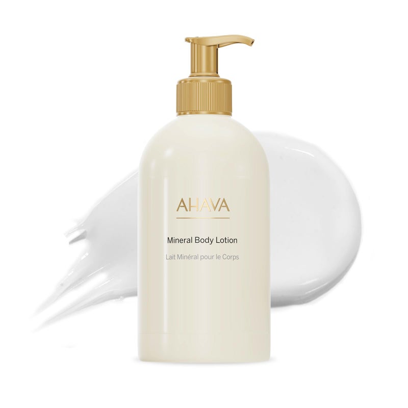 AHAVA Dead Sea Water Mineral Body Lotion - Daily Moisturizing & Hydrating Body Lotion with Osmoter, Exclusive blend of Dead Sea Minerals & Nourishing Botanical Extracts, Original, 17 Fl.Oz - Image 2