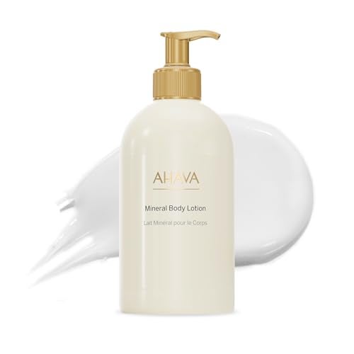 AHAVA Dead Sea Water Mineral Body Lotion - Daily Moisturizing & Hydrating Body Lotion with Osmoter, Exclusive blend of Dead Sea Minerals & Nourishing Botanical Extracts, Original, 17 Fl.Oz - Image 1