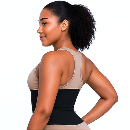 Sifoz Free Size Slim Belt For Women Belly Fat Elastic Waist Shaper For Weight and Flat Belly Tummy Reduction Belt For After Delivery Slimming Tummy Fat Waist Shape Wear And Hips Trainer Slim Stomach - Image 2