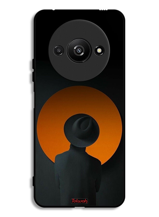 Tolwak Xiaomi Redmi A3 4G Protective Case Cover Hat Boy Art - Image 1