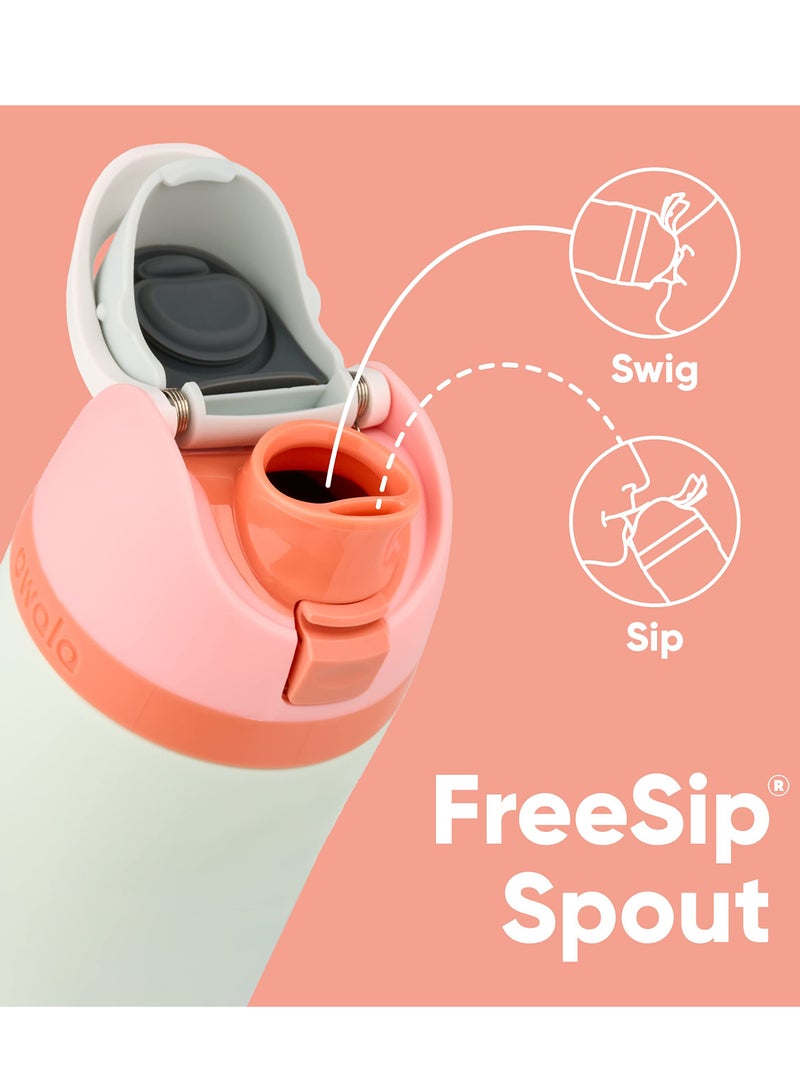 Owala FreeSip Insulated Stainless Steel Water Bottle with Straw for Sports, Travel, and School BPA-Free Sports Water Bottle, 32 oz, Hyper Flamingo - Image 2