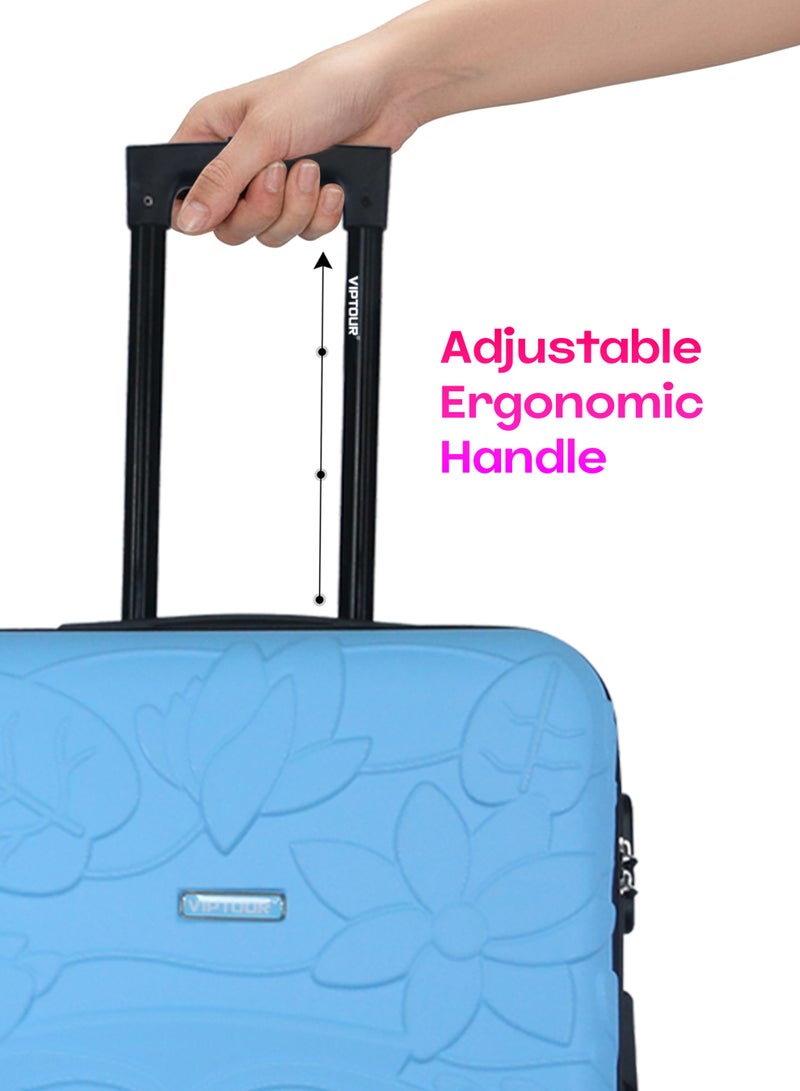 فيبتور طقم حقائب سفر 3 قطع ABS بعجلات مع نظام رقم قابل للقفل - Image 5