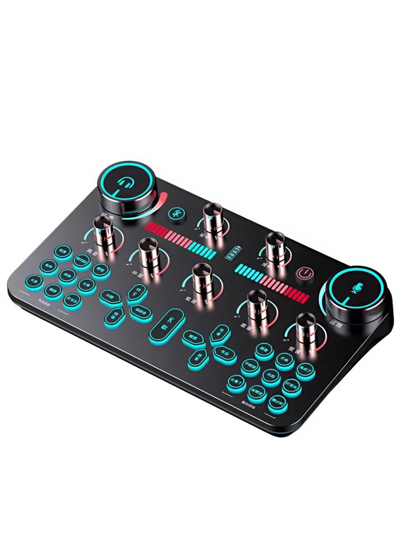 Beauenty V20 Live Broadcast Equipment, Full Set Of Sound Card, Dedicated To Mobile Phone, Network Red Tiktok, Anchor Recording, Karaoke Microphone - Image 1