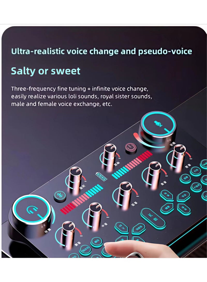 Beauenty V20 Live Broadcast Equipment, Full Set Of Sound Card, Dedicated To Mobile Phone, Network Red Tiktok, Anchor Recording, Karaoke Microphone - Image 5