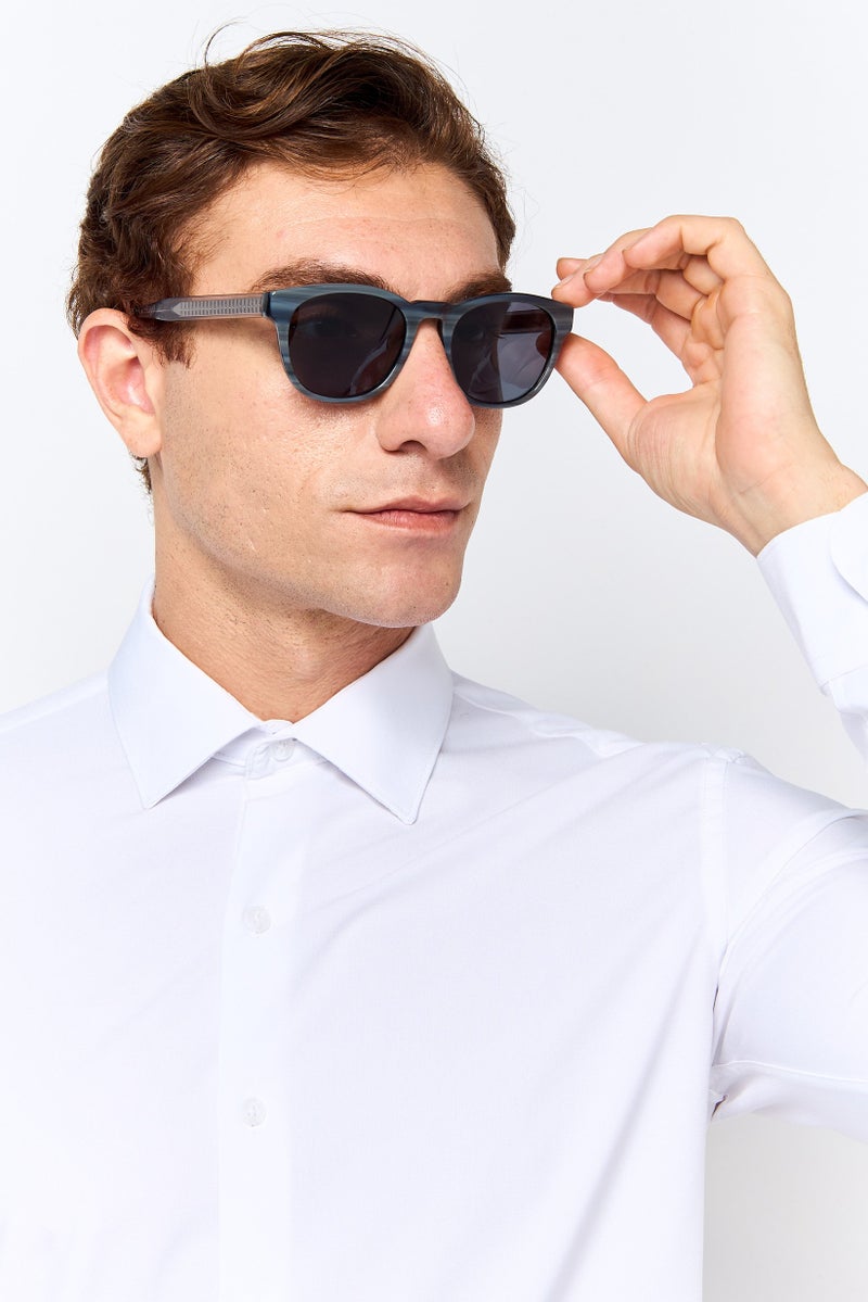 Timberland Men TB00060 Round Sunglasses, Grey - Image 2