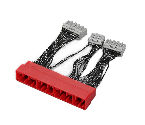 RED WOLF محول توصيل كابل تحويل OBD2A إلى OBD1 من RED WOLF لسيارات هوندا أكورا إنتغرا 1996-1999، هوندا سيفيك 1996-1998، هوندا أكورد 1996-1997 - Image 1