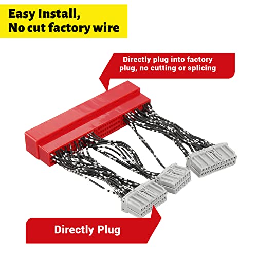 RED WOLF محول توصيل كابل تحويل OBD2A إلى OBD1 من RED WOLF لسيارات هوندا أكورا إنتغرا 1996-1999، هوندا سيفيك 1996-1998، هوندا أكورد 1996-1997 - Image 4
