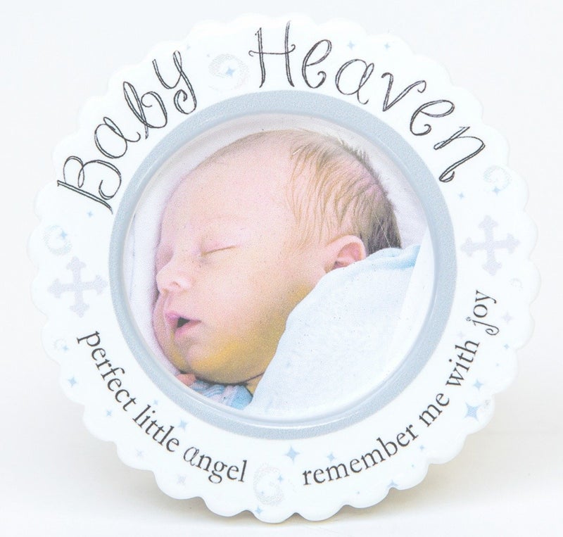 The Grandparent Gift Co. The Grandparent Gift Baby Heaven Infant Loss or Miscarriage Gift, Hanging Ornament or Sitting Mini Photo Frame with Sentiment - Image 4