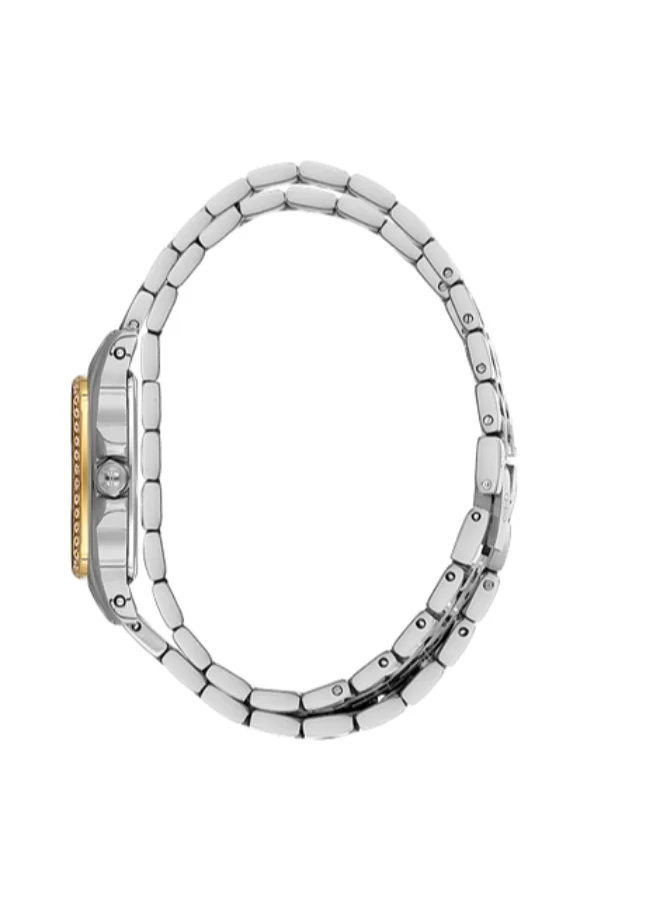 Freelook Paris Freelook - Lumiere Women's Watch | Steel Case | Stainless Steel Band | Dark Green & Square Dial | Analog | Japanese Quartz | Mineral Glass | Premium Luxury Watch | Ideal Gift | Water Resistant 50 Meters