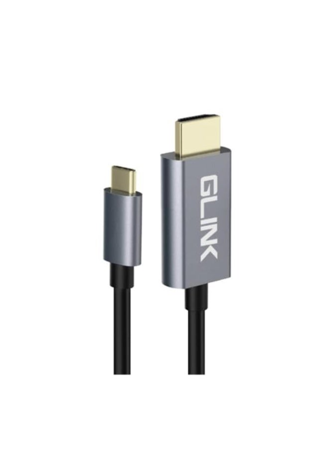 جلينك كابل جلينك USB-C إلى HDTV، طول 2 متر، دقة 4K/60Hz - Image 1