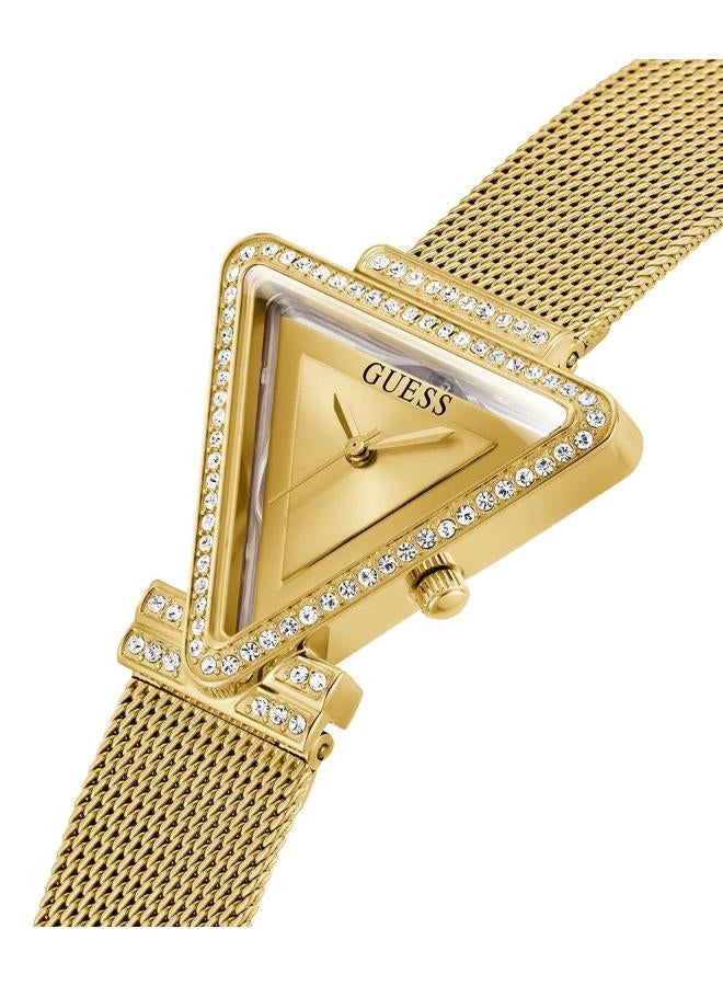 GUESS ساعة نسائية تناظرية من الفولاذ المقاوم للصدأ GW0508l2 - Image 2