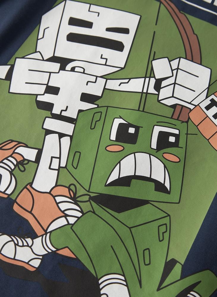 NAME IT Youth Minecraft Crew Neck Top - Image 3