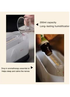 Mi VAZA Essential Oil diffuser, Bluetooth Music Flame Aromatherapy Humidifier Diffuser, Durable Long Lasting Fragrance Diffuser, Portable Color Changing Room Diffusers For Home Office, (Brown)  - Image 4