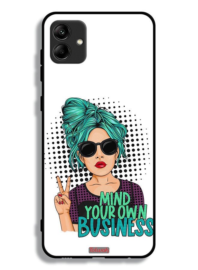 Tolwak Samsung Galaxy M04 Protective Case Cover Mind Your Own Business - Image 1